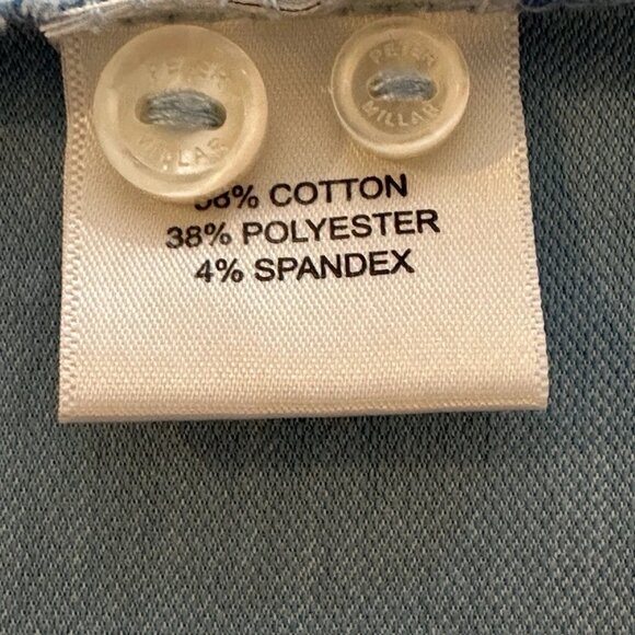 Peter Millar Sean Stretch Jersey Polo XL Cottage Blue Crown Crafted Mens Shirt - Picture 6 of 6